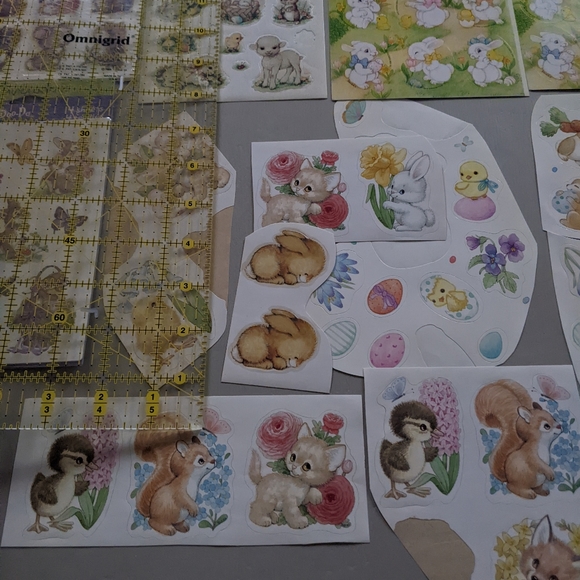 Cute animal Sticker lot 3 sealed packs 15 complete sheets - Picture 5 of 7